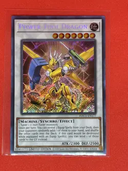 Yugioh! Power Tool Dragon CT06 Secret Rare Lim NM - Image 1