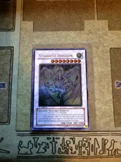 YUGIOH STARDUST DRAGON TDGS-EN040 ULTIMATE 1ST EDITION LP - Image 1
