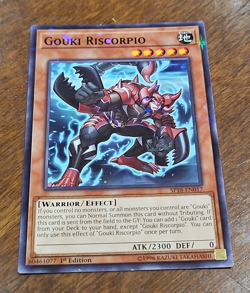 Yugioh Gouki Riscorpio - SP18-EN017 - Starfoil Rare - 1st Edition - Image 1