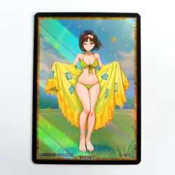 ERIKA Waifu Anime Card LIMITED 1/1 Custom TCG Holo Goddess Story ACG T12507 - Image 1