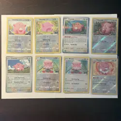 Chansey & Blissey Pokemon Card Lot - X8 Unique Holos - A248 - Image 1