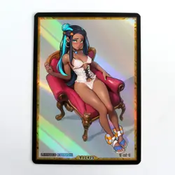 NESSA Waifu Anime Card LIMITED 1/1 Custom TCG Holo Goddess Story ACG T12475 - Image 1