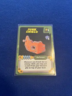 Robot Quest Arena - Junk Shield Promo Card - Gen Con 2024 - Image 1