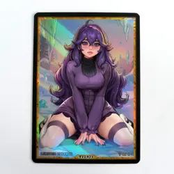 HEX MANIAC Waifu Anime Card LIMITED 1/1 Custom TCG Holo T12471 - Image 1