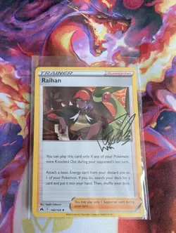 Raihan - 140/159 - Pokemon Crown Zenith Sword & Shield Holo Rare Card NM - Image 1