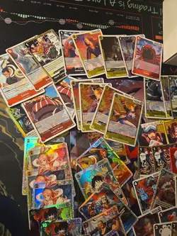 Approximately 1200 One Piece Cards Common, Uncommon, SR, P & Rares OP 05-current - Image 2
