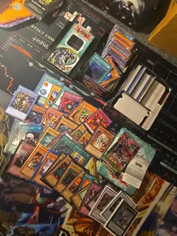 Two Vintage Yu-Gi-Oh Tins FULL of Cards Vintage Rare SR, Many 1st Ed Cards - Image 1