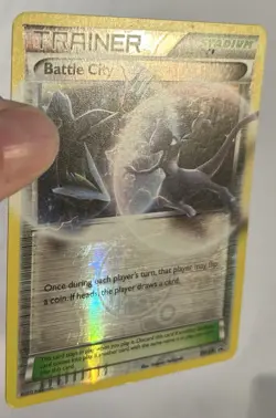Battle City BW39 Pokemon Card Black Star Promo Reverse Holo Rare LP - Image 2