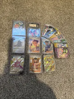 Small Pokemon Lot All Cards Near Mint (Best Card Kieran SIR 23$ Market) - Image 1