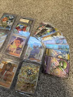Small Pokemon Lot All Cards Near Mint (Best Card Kieran SIR 23$ Market) - Image 3