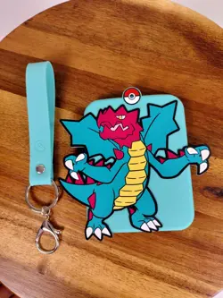 Druddigon Pokemon Tcg Silicone Card Display Keychain Nintendo - Image 1