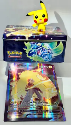 POKEMON Bundle-Pikachu Collector Tin-Action Figure + Card *NOTE 4 PARENTS BELOW* - Image 3