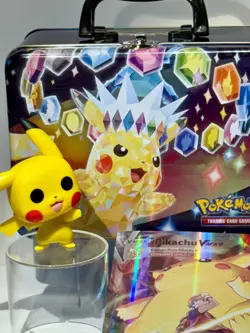 POKEMON Bundle-Pikachu Collector Tin-Action Figure + Card *NOTE 4 PARENTS BELOW* - Image 5