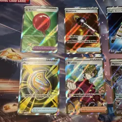 Lot Of 10 Pokemon TCG Set HOLO Trainer Cards Assortment Collection IR FA EX - Image 3