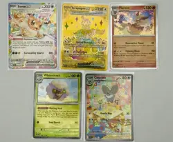 Pokemon Eeveelutions Prismatic Evolutions Cards Lot (5) All NM - Image 1