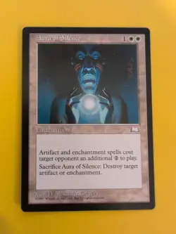 Aura of Silence. Old Vintage. Weatherlight Magic the Gathering Card. - Image 3