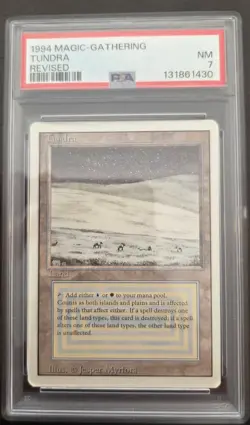 Magic: The Gathering Badlands Revised 1994 NM PSA 7 - Image 1