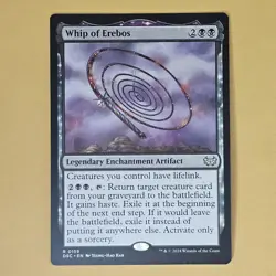 Magic MTG-Whip of Erebos Commander: Duskmourn: House of Horror DSC R #159 - Image 1