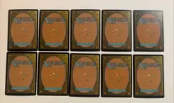 MTG Lord of the Rings LOTR Foil Plains Basic Land X10 (5 of each art) NM - Image 3