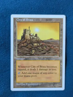 MTG City of Brass Fifth Edition Rare LP - Image 1