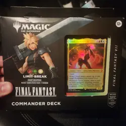 Magic The Gathering Final Fantasy VII Commander Deck Cloud Limit Break (SEALED) - Image 1