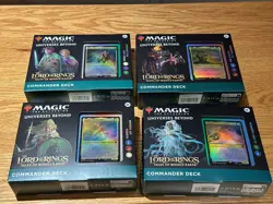 MTG Magic the Gathering Lord of the Rings Commander Set / NEW - Image 1