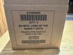 MTG Magic the Gathering Lord of the Rings Commander Set / NEW - Image 2