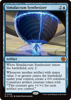 Simulacrum Synthesizer [Outlaws of Thunder Junction: The Big Score] Magic MTG - Image 1