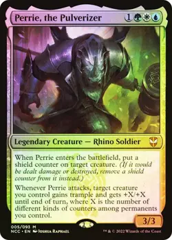 Foil Perrie, the Pulverizer [Streets of New Capeena Commander] MTG - Image 1