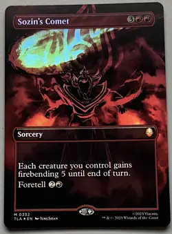 MTG Avatar: The Last Airbender Sozin’s Comet Sorcery MYTHIC FOIL #0332 - Image 1
