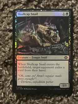 Skullcap Snail The Lost Caverns of Ixalan Magic The Gathering #119 Foil Common - Image 1