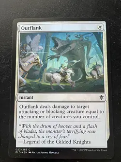 Outflank Throne of Eldraine Magic The Gathering #23 Common - Image 1