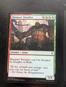 Rampart Smasher Throne of Eldraine Magic The Gathering #213 Uncommon - Image 1