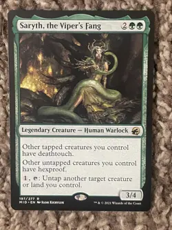 Saryth, the Viper's Fang Innistrad: Midnight Hunt MTG #197 Rare - Image 1