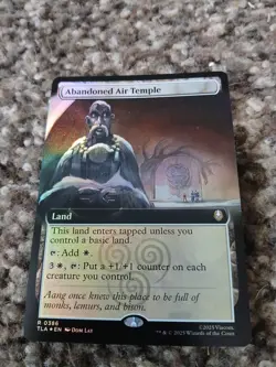 Abandoned Air Temple - #386 Foil Extended Art - Avatar - Mtg NM - Image 1