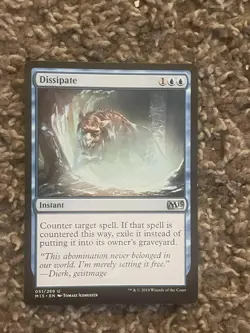 Dissipate Magic 2015 (M15) Magic The Gathering #51 Uncommon - Image 1