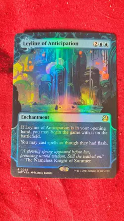 MTG Leyline of Anticipation - Wilds of Eldraine: Enchanting Tales (WOT) FOIL - Image 1