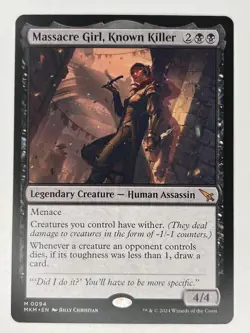 Massacre Girl, Known Killer M Murders at Karlov Manor 94 NM - Image 1