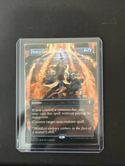 Fierce Guardianship (Borderless) Commander Masters Foil Full Art - Image 1