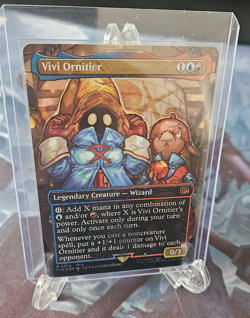 MTG Vivi Ornitier (Borderless Chocobo Track Foil) Final Fantasy Foil - FIN 0570 - Image 1