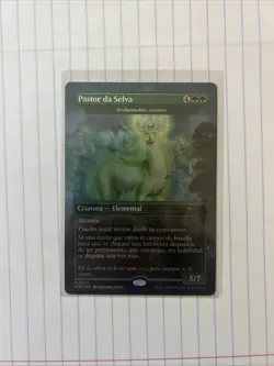 Pastor Da Selva (Rainbow Foil) Ancient Greenwarden - SPANISH MTG NM Secret Lair - Image 1
