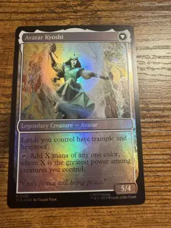 MTG Magic The Gathering Avatar The Legend of Kyoshi Avatar Kyoshi FOIL Mythic! - Image 2