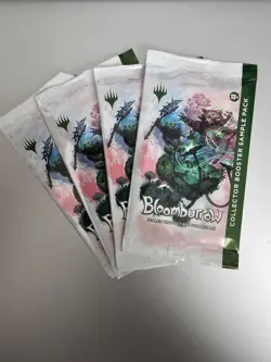 Bloomburrow Collector Sample Booster Pack - 4 Sealed Packs - Image 1