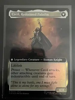 Cecil, Dark Knight (Extended Art) Final Fantasy Foil, Pack Fresh - Image 2