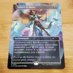1x Sphere of Safety, Confetti Foil, Secret Lair Furby - 2331, Magic MTG NM - Image 1