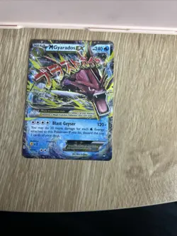 Pokemon TCG M Gyarados EX 27/122 XY BREAKpoint Ultra Shiny Holo Rare Card NM-LP - Image 1