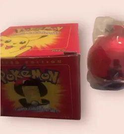 Pokemon Pikachu 23k Gold Plated Trading Card & Pokeball Burger King Sealed - Image 3