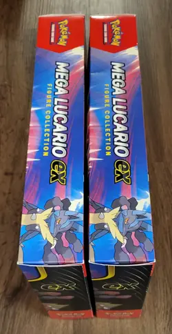 Lot of 2 - Pokemon TCG Mega Lucario ex Premium Figure Collection Box - Sealed - Image 4