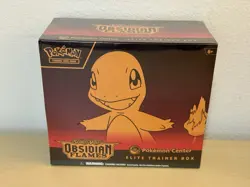 2023 Pokemon Obsidian Flames Factory Sealed Pokemon Center ETB Elite Trainer Box - Image 1