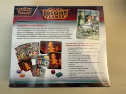 2023 Pokemon Obsidian Flames Factory Sealed Pokemon Center ETB Elite Trainer Box - Image 3